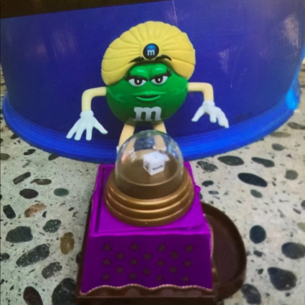 M&M candy dispenser